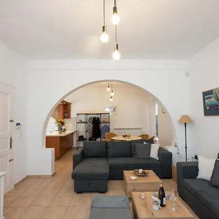 Traditional Mykonian House With Sea View! Дом отдыха
